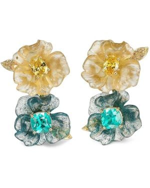 Anabela Chan Paraiba Petunia Earrings - White