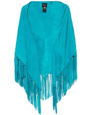 Simonetta Ravizza Suede Scarf - Blue