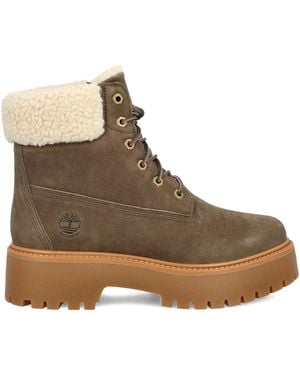 Timberland Botas Stone Street con plataforma - Marrón