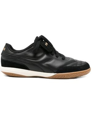 Diadora Lace-Up Trainers - Black