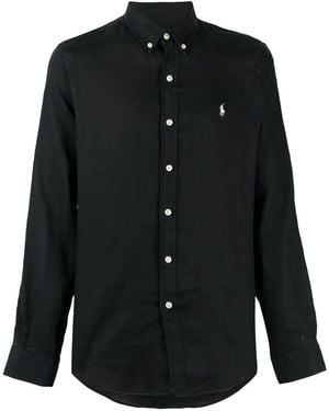 Polo Ralph Lauren Polo Pony Button-Down Shirt - Black