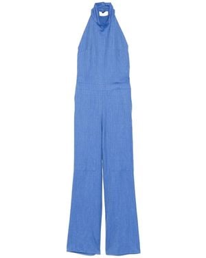BATAKOVIC Belgrade Herringbone Jumpsuit - Blue