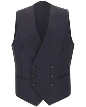 Tagliatore Chaleco Con Doble Botonadura - Azul