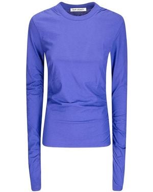 Our Legacy Getailleerde Top Met Lange Mouwen - Blauw