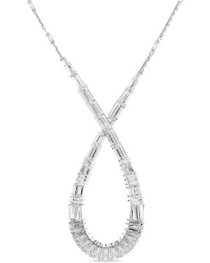 Swarovski Hyperbola Pendant Necklace - White