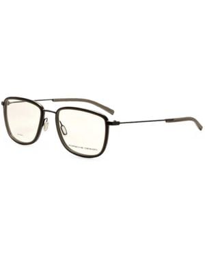 Porsche Design Rectangle-Frame Glasses - White