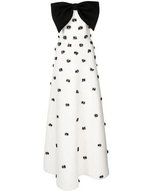 Saiid Kobeisy Beaded Evening Dress - White
