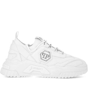 Philipp Plein Predator Low-Top Sneakers - White