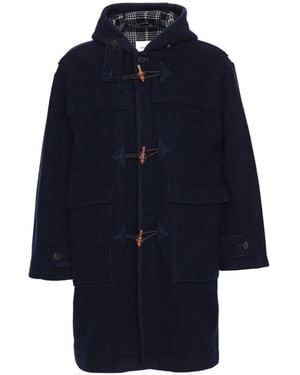 Henrik Vibskov Duffle Toggle-Fastening Coat - Blue