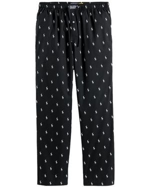 Polo Ralph Lauren Logo Pyjama Trousers - Black