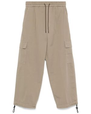 Dondup Cotton Cargo Trousers - White