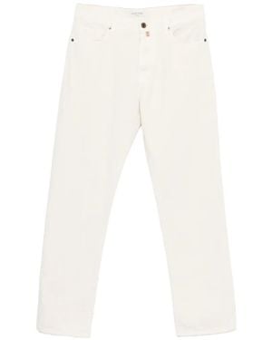Jacob Cohen Button-Fastening Jeans - White