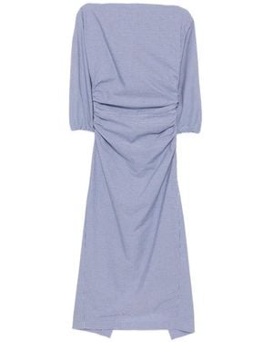 BERNADETTE Vestido Midi Ezra - Azul