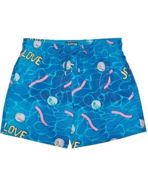 Vilebrequin プリント トランクス水着 - ブルー