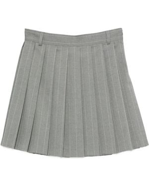 Mar De Margaritas Falda Siena a rayas diplomáticas - Gris