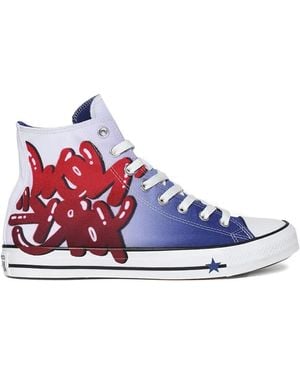 Converse Chuck Taylor New York Graffiti Hi-Top Sneakers - White