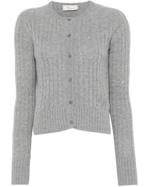 Blumarine Buttoned Cardigan - Grey