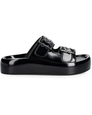 Buffalo Evelyn Ari Riv Buckle-Fastening Sandals - Black
