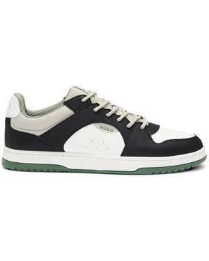 HUGO Hadrian Tenn Lace-Up Trainers - White