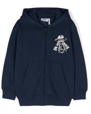Molo Mazz プリント パーカー - ブルー