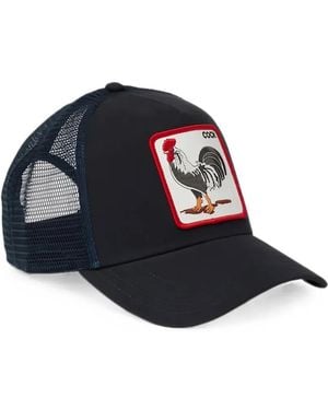 Goorin Bros Rooster Trucker Patch Mesh-Panel Cap - Blue