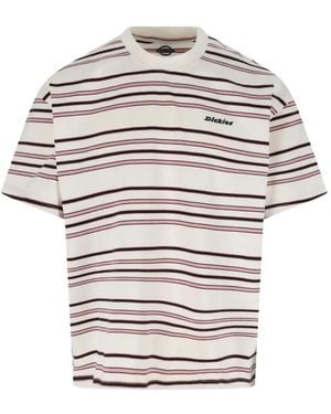Dickies East Liberty Striped T-Shirt - White