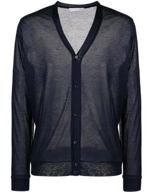 Private Stock The Nero Semi-Sheer Cardigan - Blue