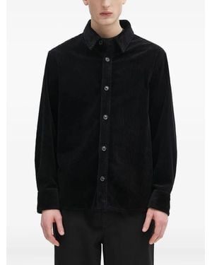 A.P.C. Corduroy Long-Sleeve Shirt - Black