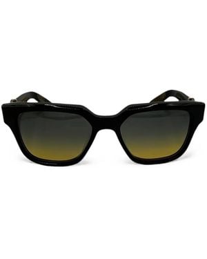 Chrome Hearts Vagillionare Rectangle-Frame Sunglasses - Black