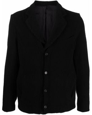 Undercover Single-Breasted Knitted Blazer - Black