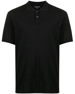 James Perse Lotus Polo Shirt - Black