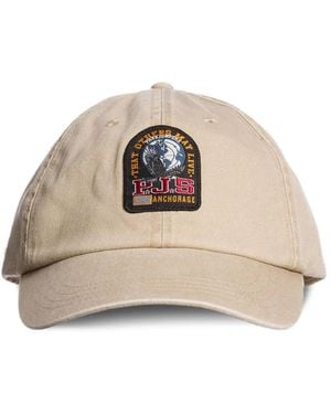 Parajumpers Leod Logo-Patch Baseball Cap - Natural
