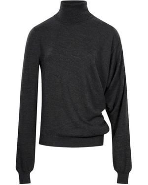 Magda Butrym Pullover Mit Rollkragen - Schwarz