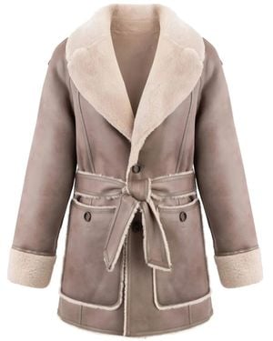 Urbancode Reversible Belted Jacket - Gray