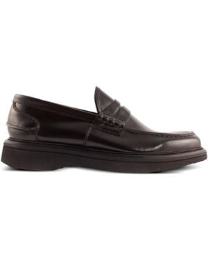 Green George Klassische Penny-Loafer - Schwarz