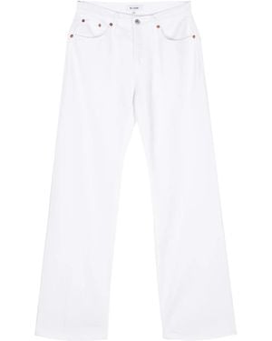 RE/DONE Loose Boot Bootcut Jeans - White