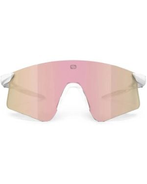 Rudy Project Lunettes De Soleil À Monture Couvrante - Pink