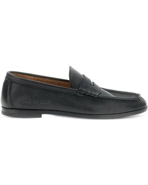 Common Projects Strap Leather Loafers - Black