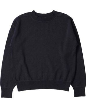 Margaret Howell Flatlock Guernsey Jumper - Blue
