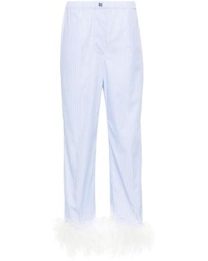Miu Miu Straight Trousers - Blanco