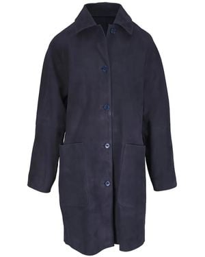Dorothee Schumacher Abrigo Con Detalle De Bolsillo - Azul