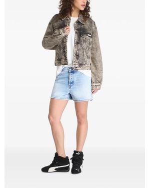 Calvin Klein 90S Trucker Denim Jacket - Grey
