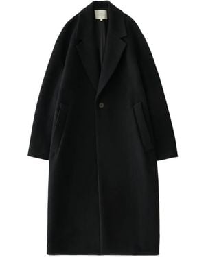 Studio Nicholson Abrigo Freeman Con Botones - Negro