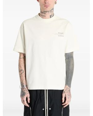 HAL STUDIOS® T-Shirt mit Logo-Stickerei - Weiß