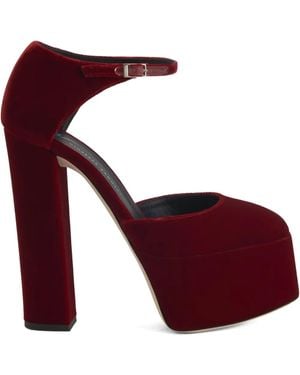 Giuseppe Zanotti 150Mm Bebe Ankle-Strap Platform Pumps - Red