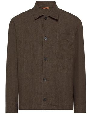 Cruna Cardiff Button-Up Jacket - Brown