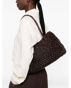 Dragon Diffusion S.Croce Cactus Dark Shoulder Bag - Black