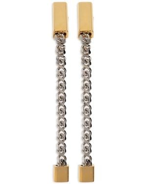 DSquared² Long Earrings - White