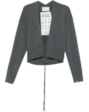 Extreme Cashmere Wrap Cardigan - Gray