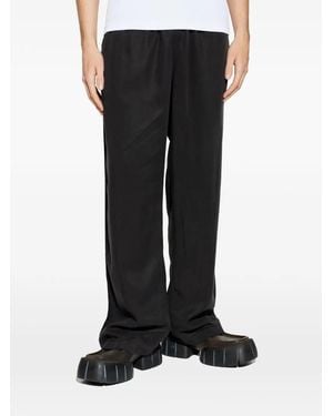 DIESEL Elastic-Waistband Trousers - Black